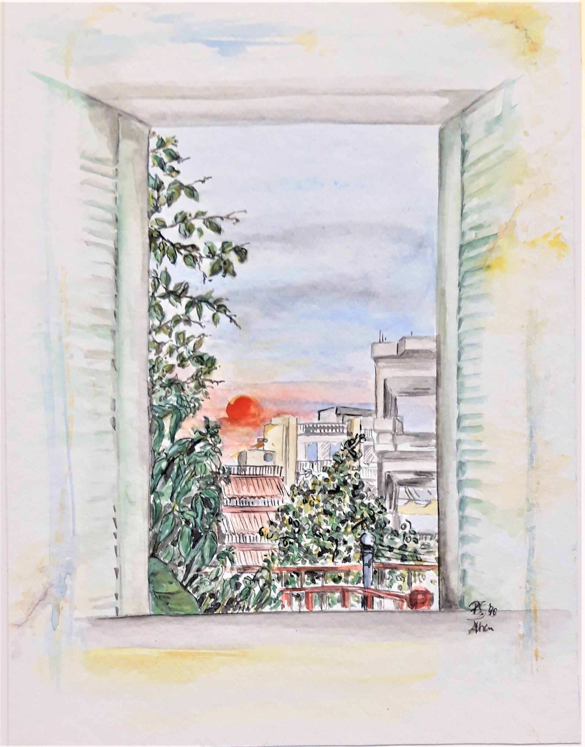 Blick aus dem Fenster