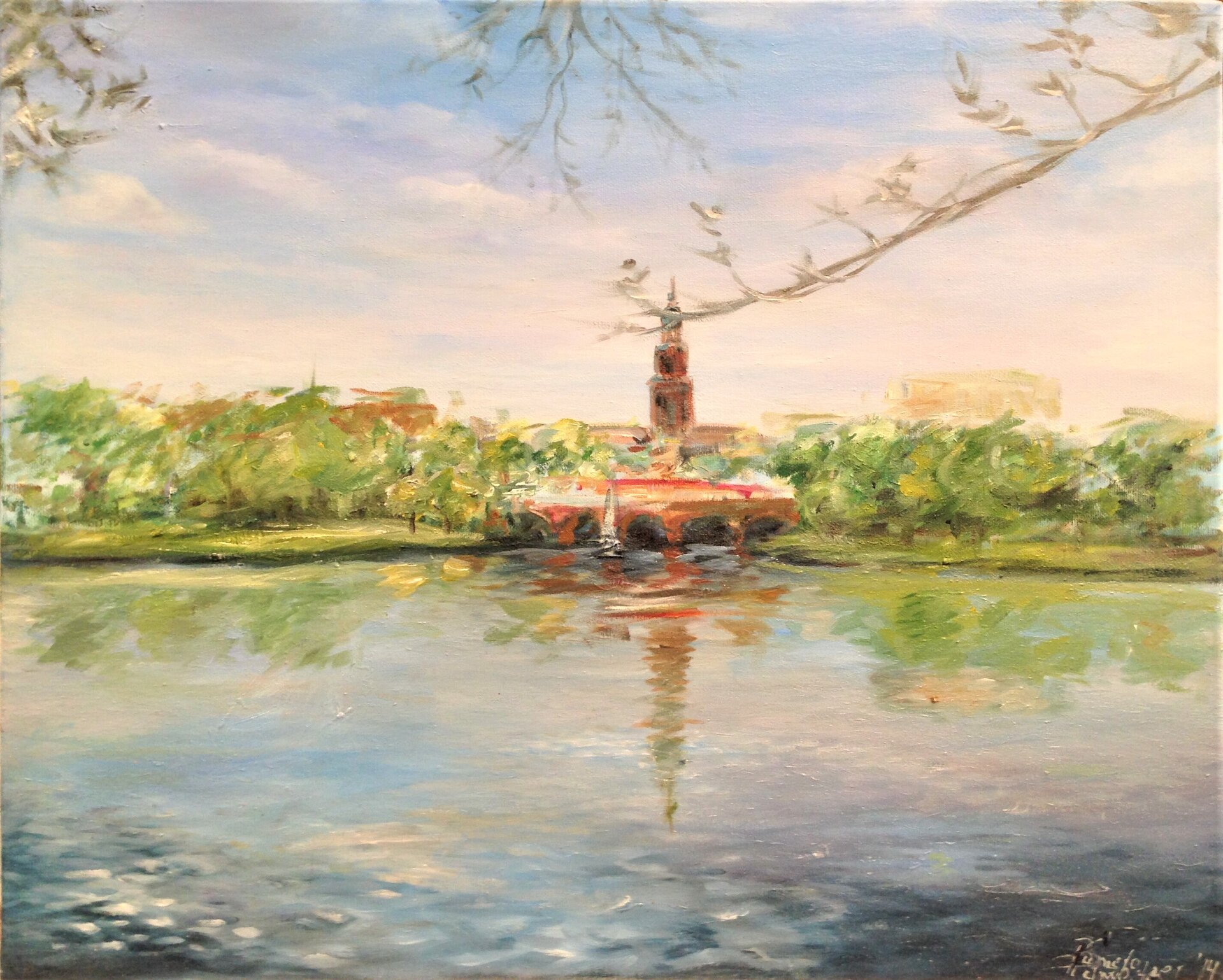 Blick über die Alster